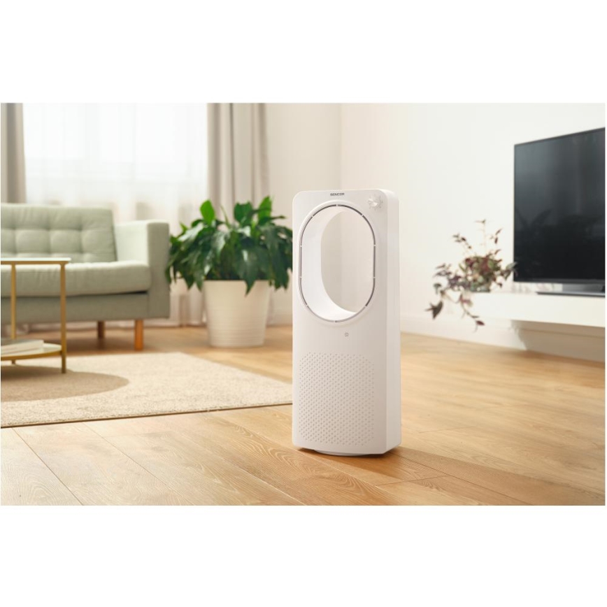 Sencor - Напольный вентилятор без лопастей 50W/230V белый