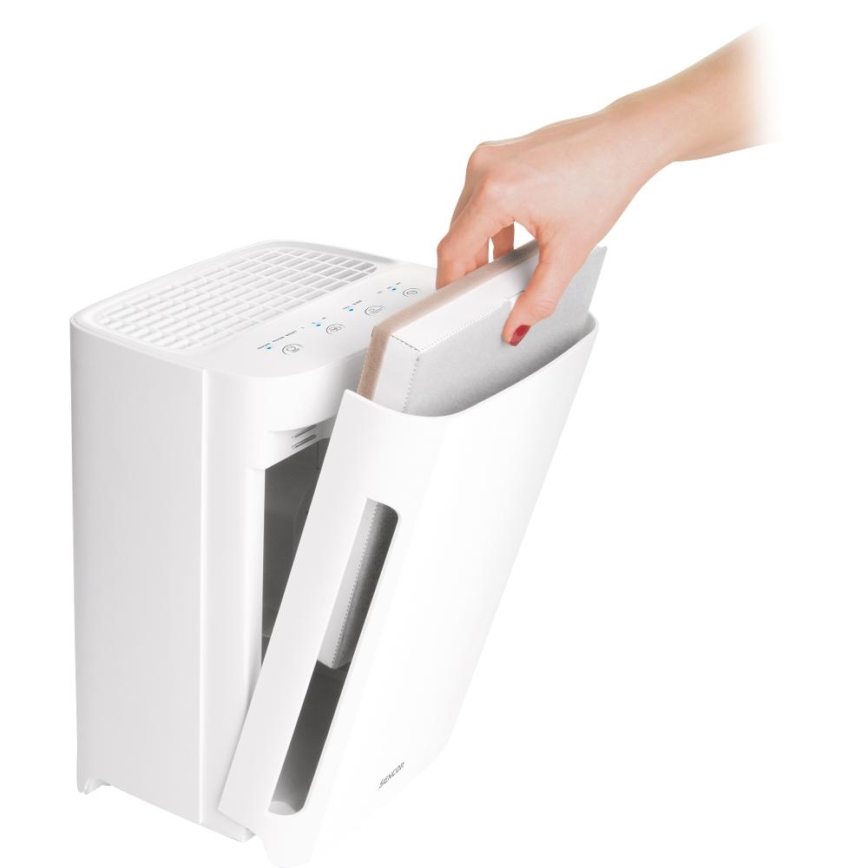 Sencor - Очищувач повітря 60 Вт/230 В білий