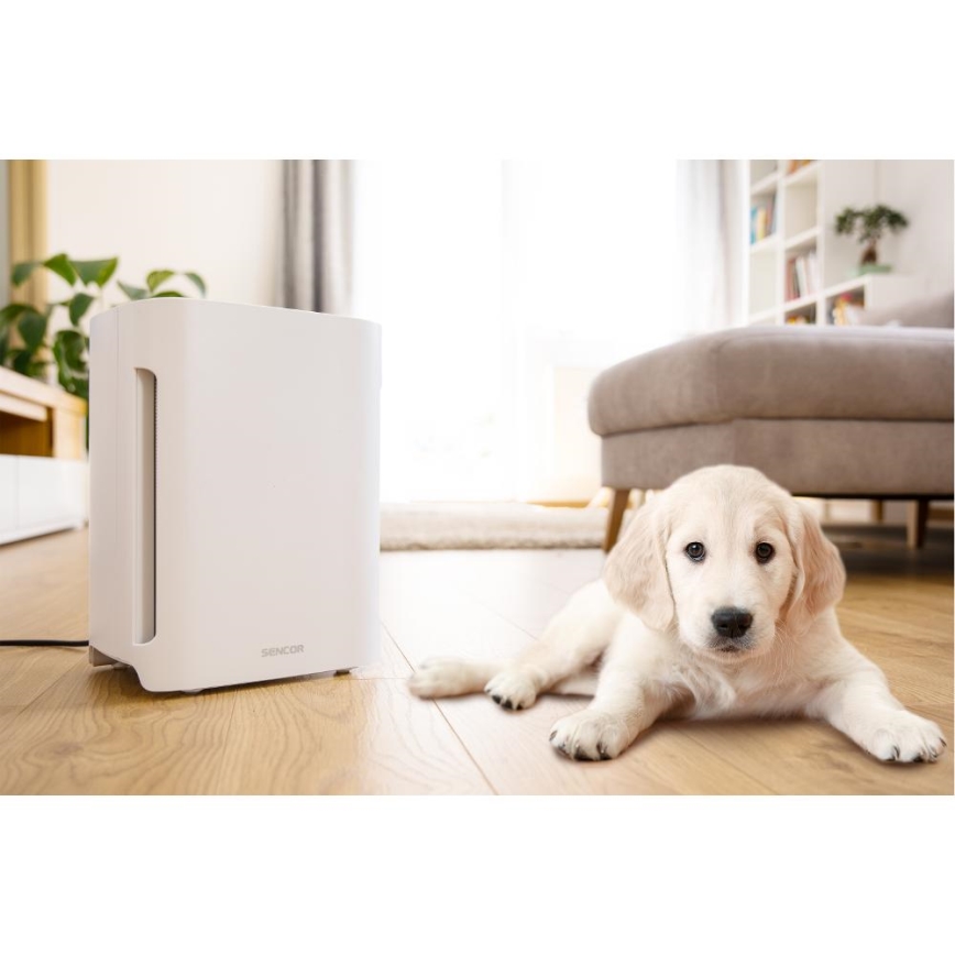 Sencor - Очиститель воздуха 60 Вт/230 В, белый