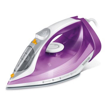 Sencor - Парова праска 2400W/230V фіолетовий/білий