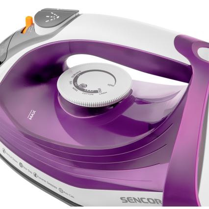 Sencor - Парова праска 2400W/230V фіолетовий/білий