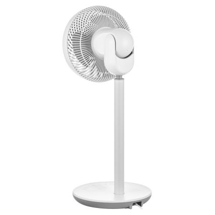 Sencor - Підлоговий вентилятор 3D UltraSilent 26W/230V білий + пульт дистанційного керування