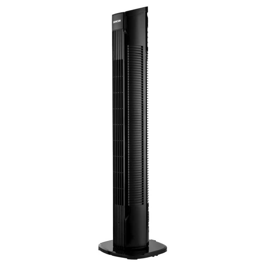 Sencor - Підлоговий вентилятор 50W/230V чорний + дистанційне керування