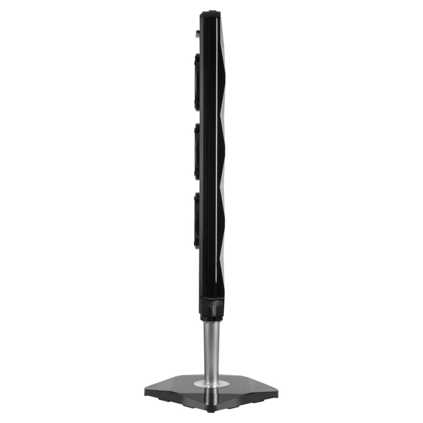 Sencor - Підлоговий вентилятор UltraThin 90W/230V чорний + дистанційне керування