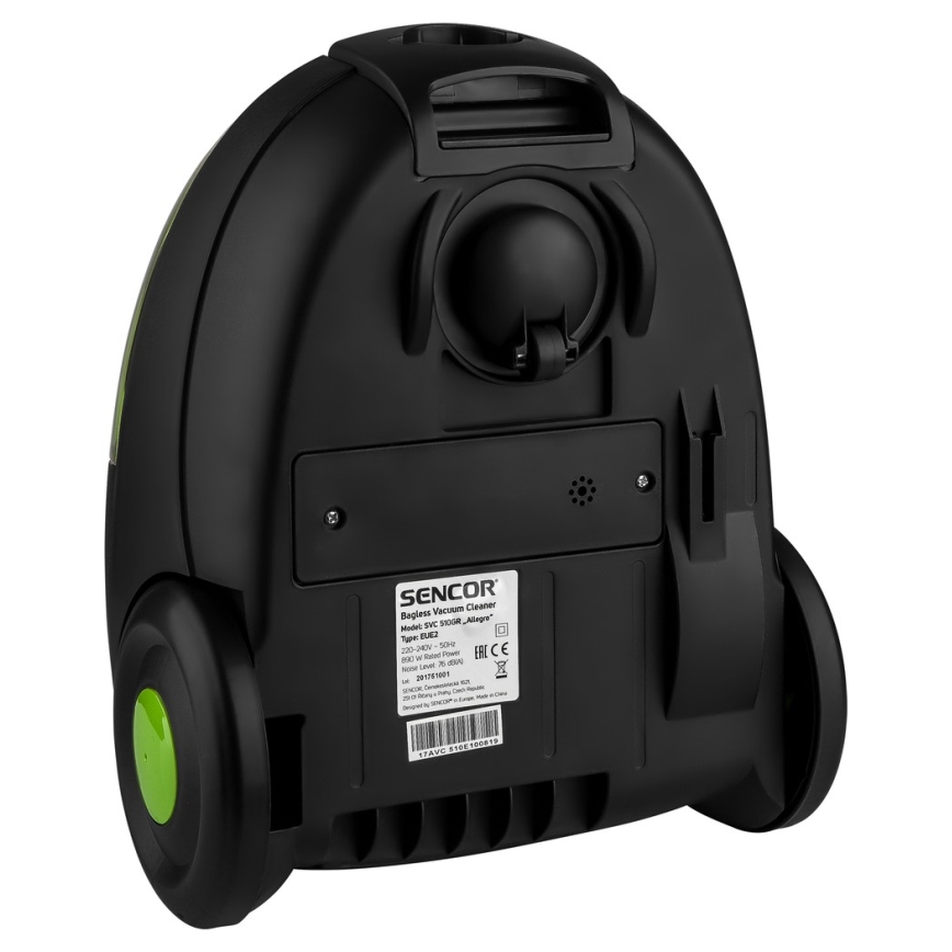 Sencor - Пилосос без мішка 1,5 л 890W/230V зелений/чорний