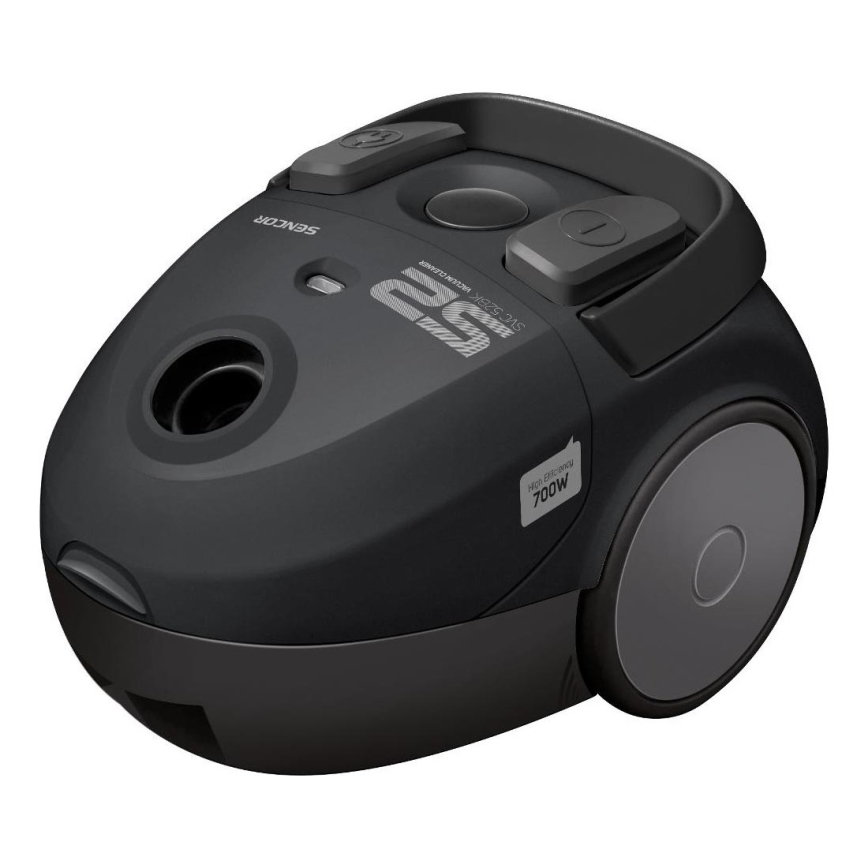 Sencor - Пилосос з мішком для збору пилу 1,5 л 700W/230V чорний