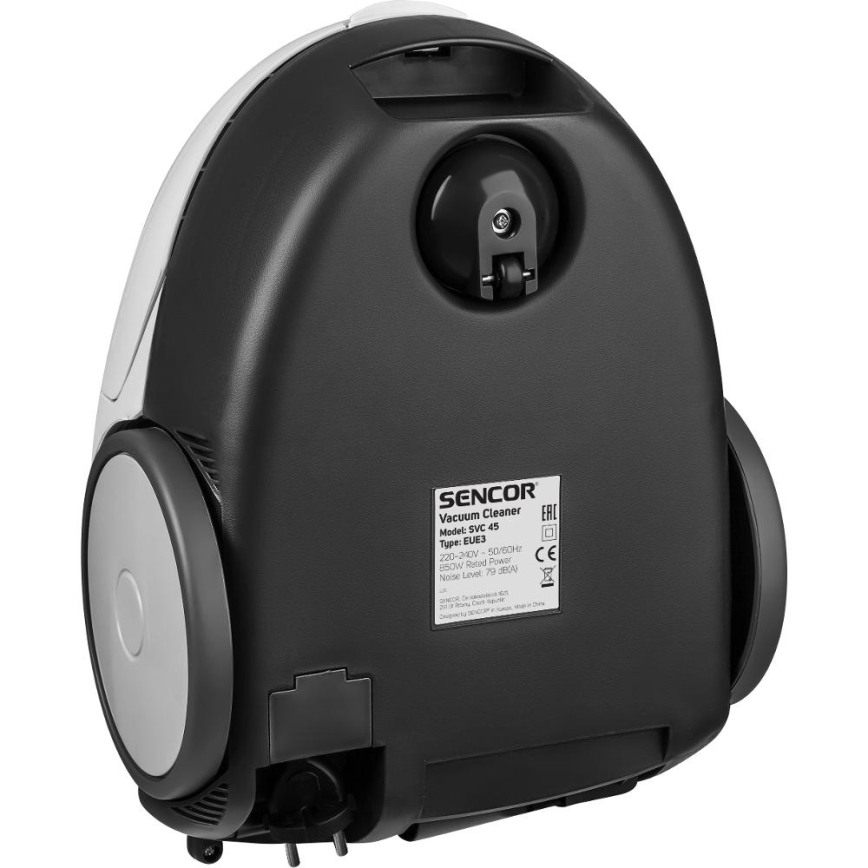 Sencor - Пилосос з мішком для збору пилу 1,5 л 850W/230V білий