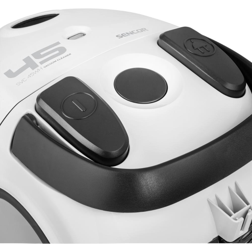 Sencor - Пилосос з мішком для збору пилу 1,5 л 850W/230V білий