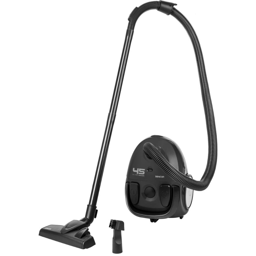 Sencor - Пилосос з мішком для збору пилу 1,5 л 850W/230V чорний
