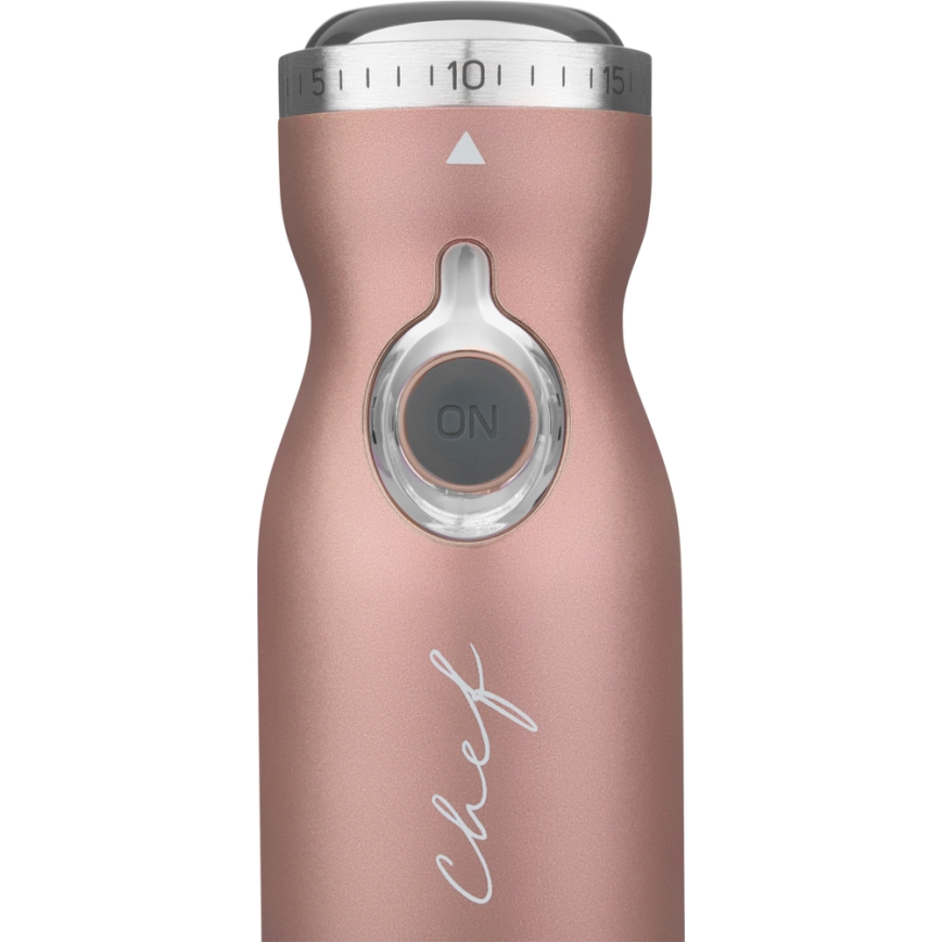 Sencor - Погружной блендер 4в1 1200W/230V нержавеющая сталь/розовое золото