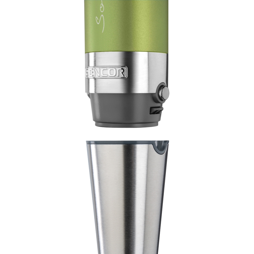 Sencor - Погружной блендер 4в1 1200W/230V нержавеющая сталь/зеленый
