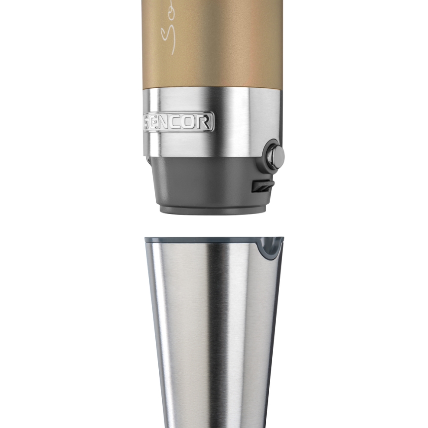 Sencor - Погружной блендер 4в1 1200W/230V нержавеющая сталь/золотой