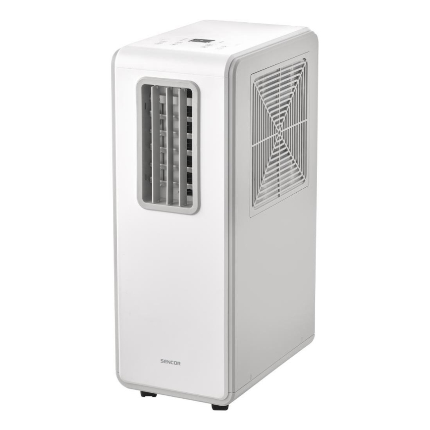 Sencor - Портативный кондиционер 4 в 1 200 Вт/230 В 1800 BTU белый + пульт дистанционного управления