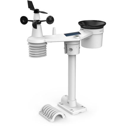 Sencor - Професійна метеостанція з кольоровим LCD-дисплеєм 5V 1xCR2032 + 3xAA + 2xAA Wi-Fi Tuya