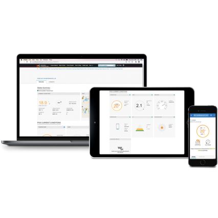 Sencor - Професійна метеостанція з кольоровим РК-дисплеєм 1xCR2032 + 3xAA Wi-Fi