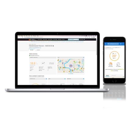 Sencor - Професійна метеостанція з кольоровим РК-дисплеєм 5V/1xCR2032 + 3xAA Wi-Fi