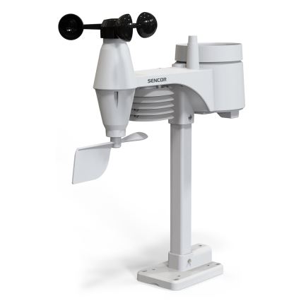 Sencor - Профессиональная метеостанция с ЖК-дисплеем и будильником 1xCR2032 + 3xAA