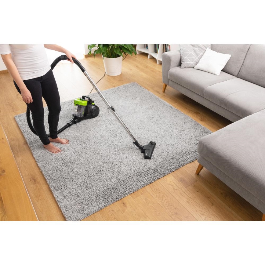 Sencor - Пылесос без мешка 2 л 700 Вт/230 В чёрный/зелёный