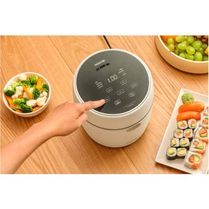 Sencor - Рисоварка 350 Вт/230 В 0,6 л белая