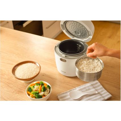 Sencor - Рисоварка 350 Вт/230 В 0,6 л белая