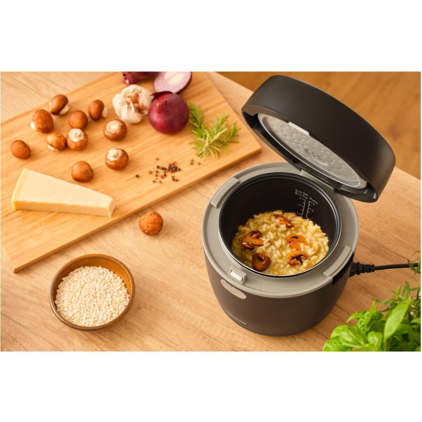 Sencor - Рисоварка 350 Вт/230 В 0,6 л, чорна