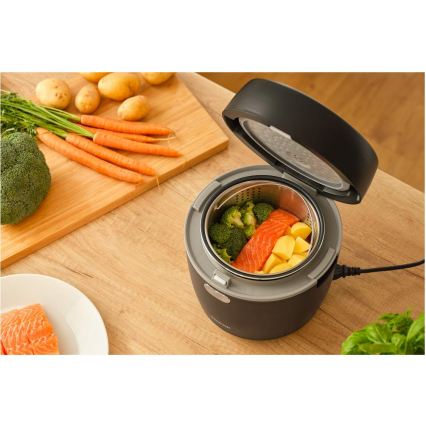 Sencor - Рисоварка 350 Вт/230 В 0,6 л, чорна