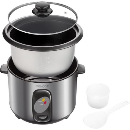 Sencor - Рисоварка 500W/230V 1,5 л нержавіюча сталь