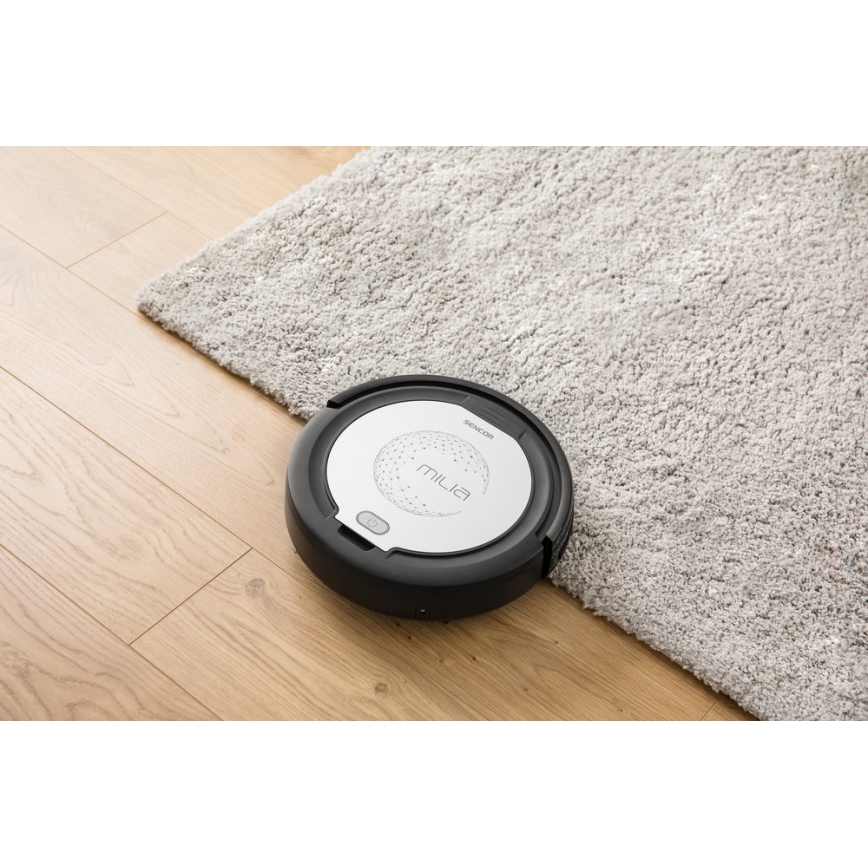 Sencor - Робот-пилосос 2в1 15W/14,4V 1500 mAh чорний