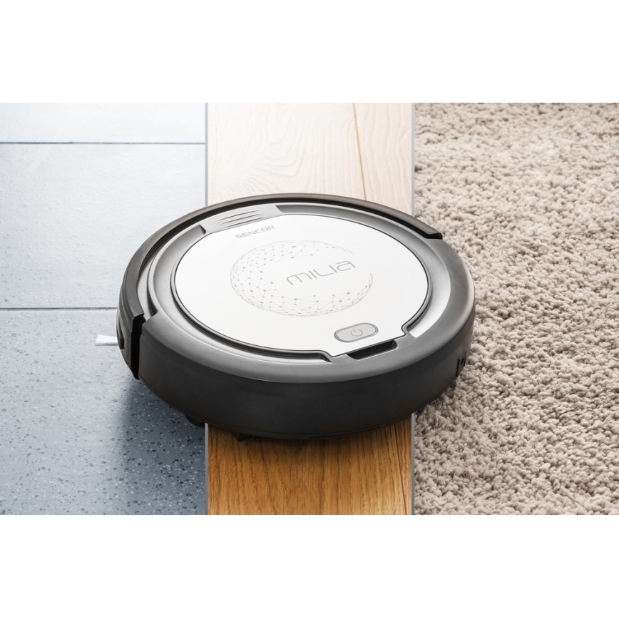 Sencor - Робот-пилосос 2в1 15W/14,4V 1500 mAh чорний