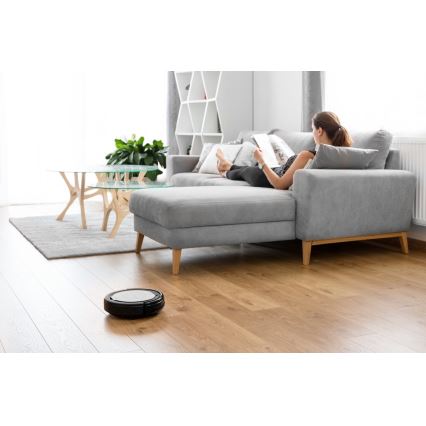 Sencor - Робот-пилосос 2в1 15W/14,4V 1500 mAh чорний