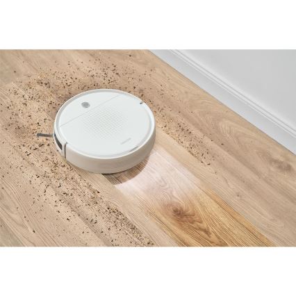 Sencor - Робот-пилосос з функцією миття 2 в 1, 18 Вт/1500 мАг, білий + дистанційне керування