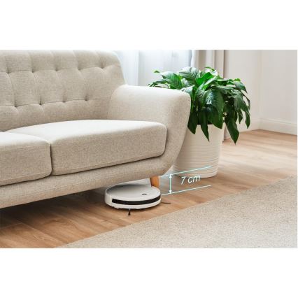 Sencor - Робот-пилосос з функцією миття 2 в 1, 18 Вт/1500 мАг, білий + дистанційне керування