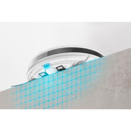 Sencor - Робот-пилосос зі шваброю 2в1 18W/1500 mAh білий + пульт дистанційного керування