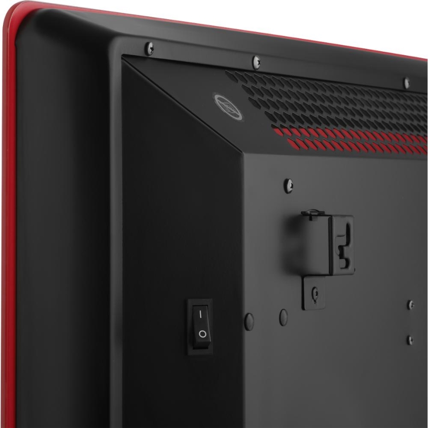 Sencor - Розумний електричний прямий обігрівач/конвектор 1200/2400 Вт/230 В IP24 Wi-Fi червоний