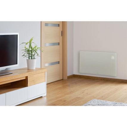 Sencor - Розумний електричний обігрівач/конвектор 1200/2400Вт/230В IP24 Wi-Fi білий