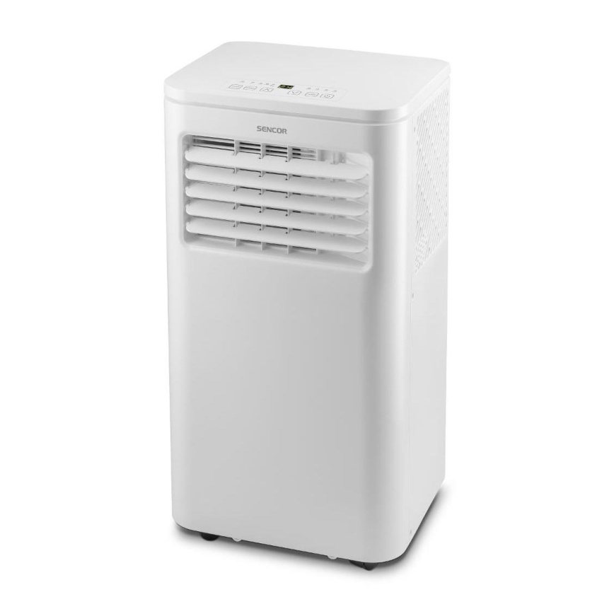 Sencor - Розумний мобільний кондиціонер 3 в 1 з повним комплектом аксесуарів 760W/230V 7000BTU Wi-Fi + пульт дистанційного керування