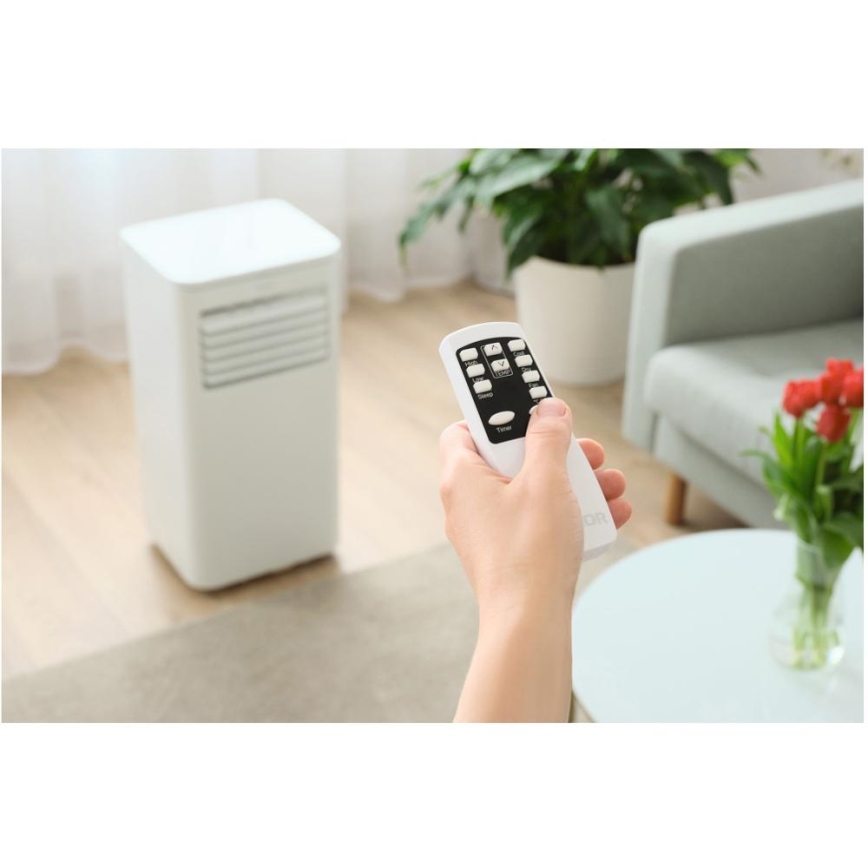 Sencor - Розумний мобільний кондиціонер 3 в 1 з повним комплектом аксесуарів 760W/230V 7000BTU Wi-Fi + пульт дистанційного керування
