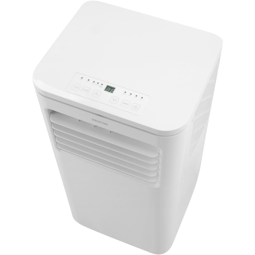 Sencor - Розумний мобільний кондиціонер 3 в 1 з повним комплектом аксесуарів 760W/230V 7000BTU Wi-Fi + пульт дистанційного керування
