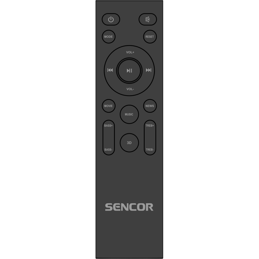 Sencor - Саундбар 200W/230V + дистанционное управление