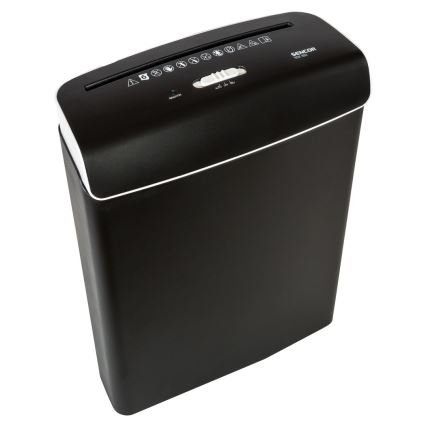 Sencor - Шредер A4 объем 7л 230V черный