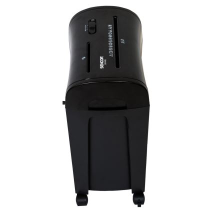 Sencor - Шредер для компакт-дисков и бумаги A4 объем 14л 230V черный