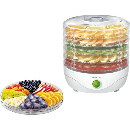 Sencor - Сушарка (дегідратор) для продуктів з терморегуляцією 250W/230V