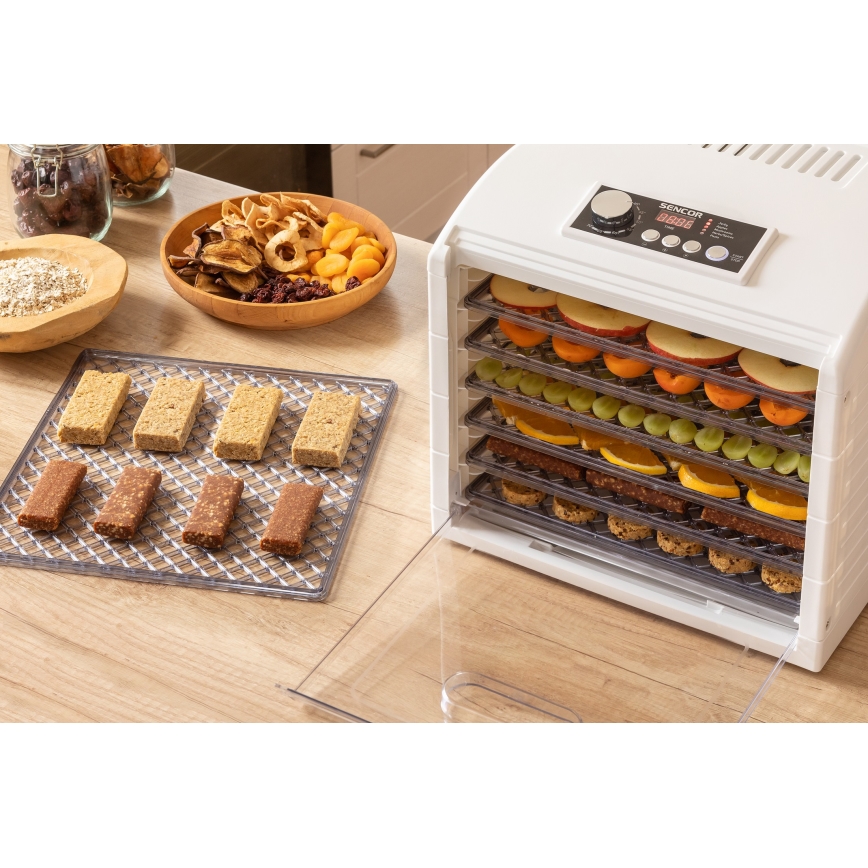 Sencor - Сушарка для овочів та фруктів (дегідратор) 500W/230V білий