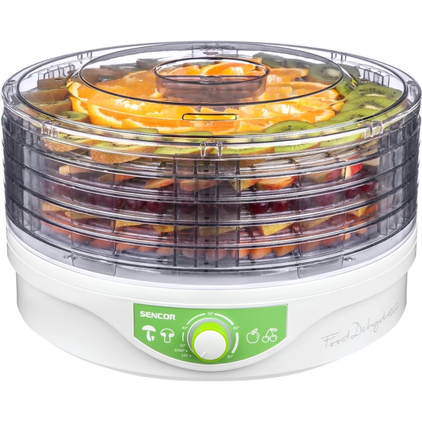 Sencor - Сушарка для овочів та фруктів (дегідратор) з терморегуляцією 250W/230V