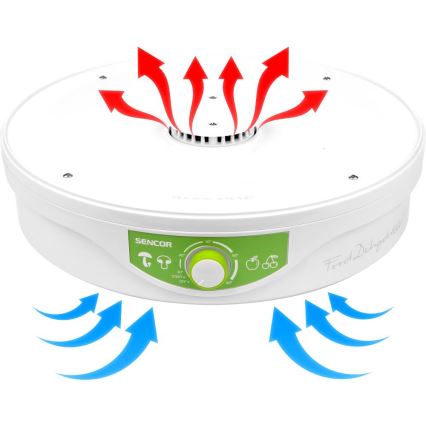 Sencor - Сушарка для овочів та фруктів (дегідратор) з терморегуляцією 250W/230V