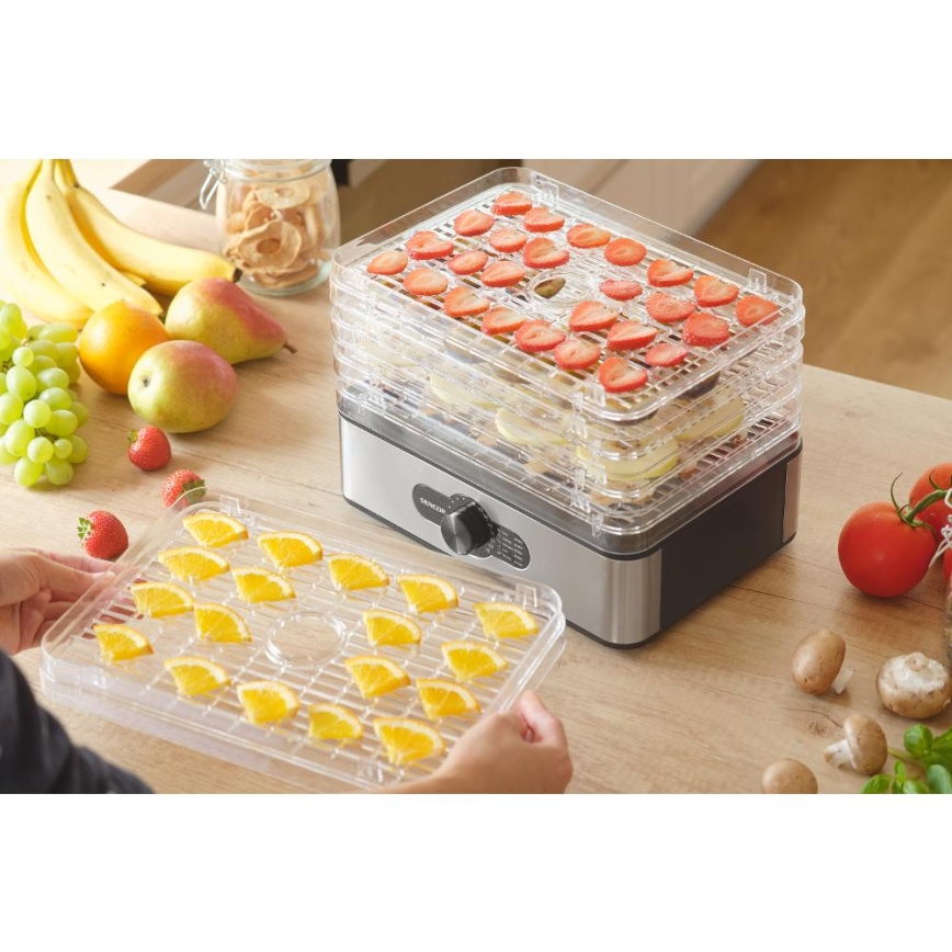 Sencor - Сушарка для продуктів з терморегуляцією 700 Вт/230 В