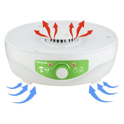 Sencor - Сушилка для продуктів (дегідратор) з терморегуляцією 250W/230V