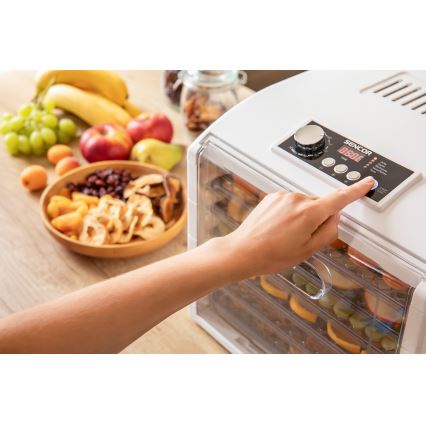 Sencor - Сушилка для продуктов 500W/230V белый