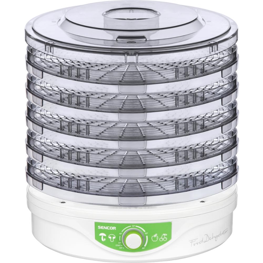 Sencor - Сушилка для продуктов с терморегуляцией 250W/230V