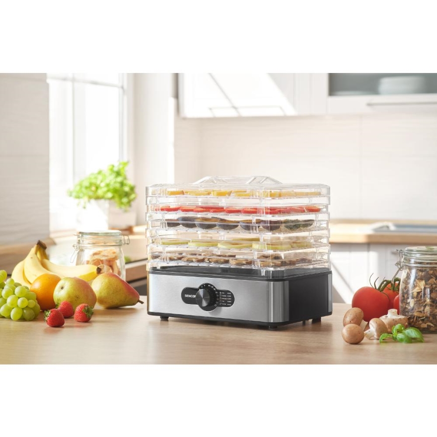 Sencor - Сушилка для продуктов с терморегуляцией 700W/230V